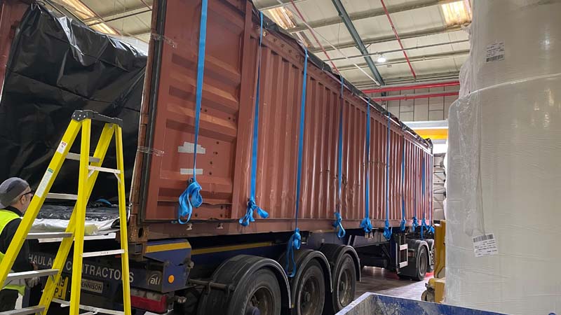 IFE GLOBAL LOGISTICS (UK) facilitates seamless shipping of 16 Open-Top Containers to Aqaba
