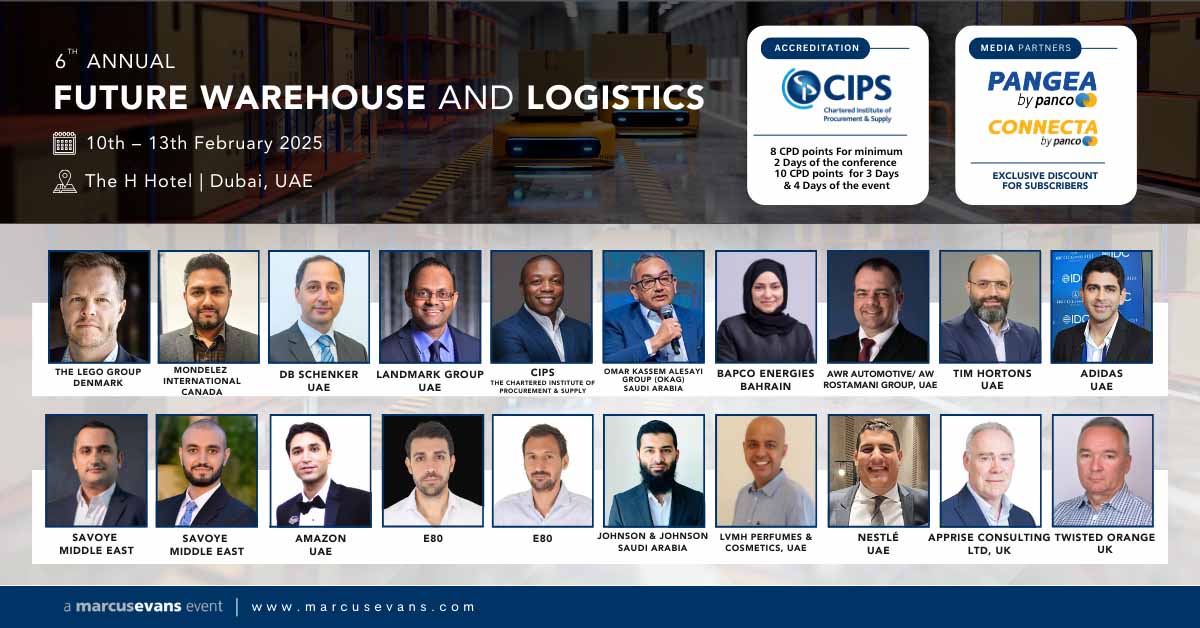 Transforming Warehouse & Logistics: 6th Annual Future Warehouse & Logistics Conference Returns to Dubai